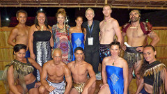 	Toni Huata with some of NZ&rsquo;s most talented Maori Dancers from Hawaiki Tu and Atamira	in The Solomon Islands