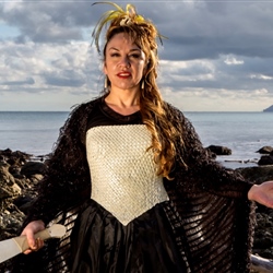 Toni Huata at Pukerua Bay on set for Hopukia video